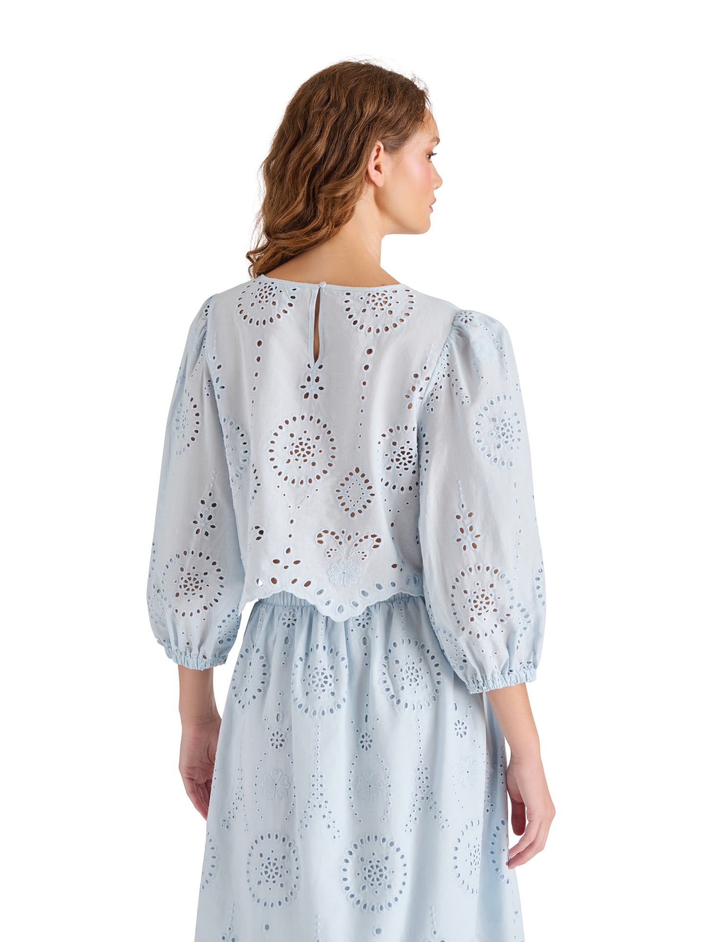 meera eyelete blouse
