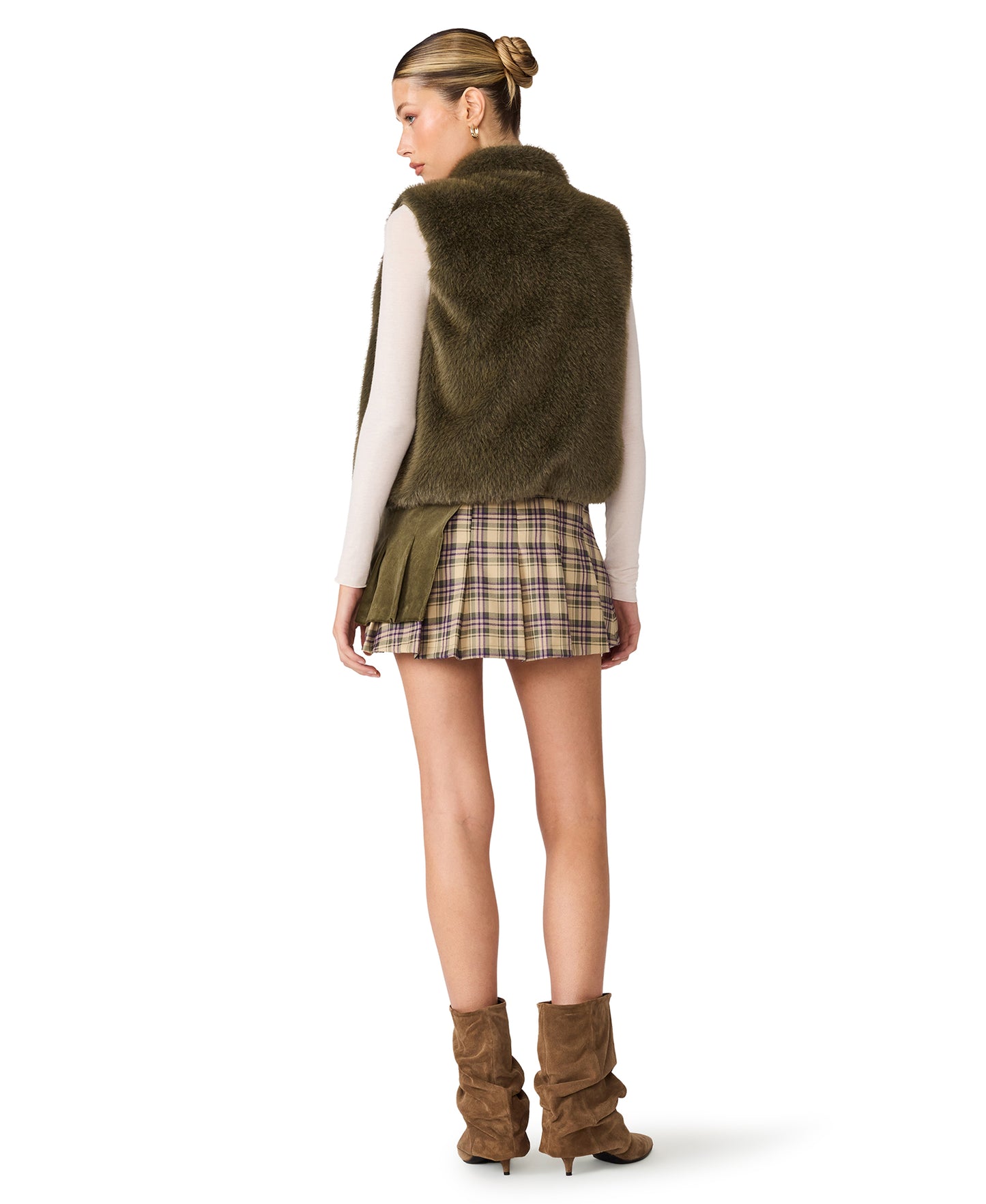 brady reversible olive vest