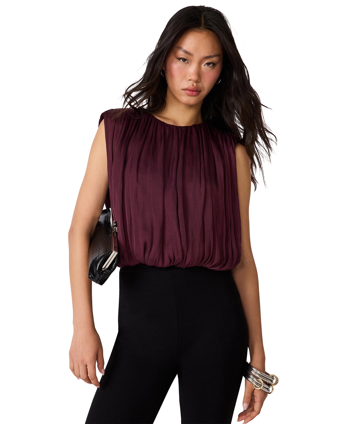 milana top purple wine