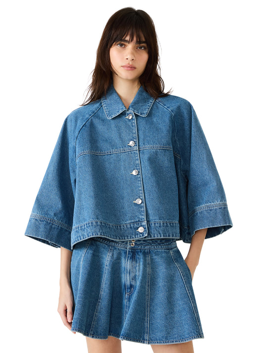 Rhode Denim Jacket-Aruba Blue