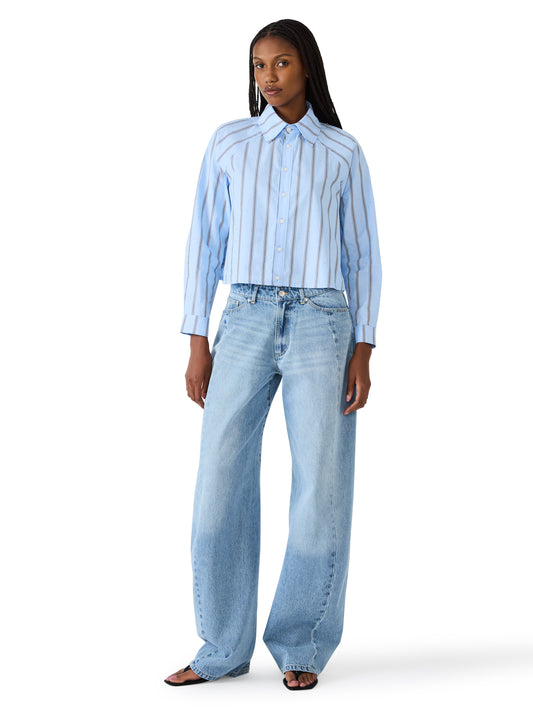 Tess Top- Estate Blue