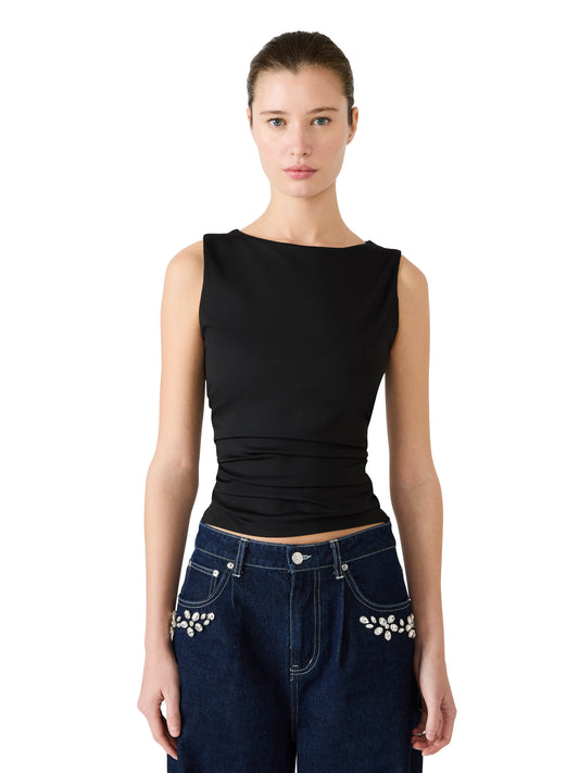 Black Adair Knit Top