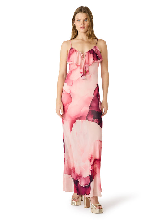 maxinia coral cloud dress