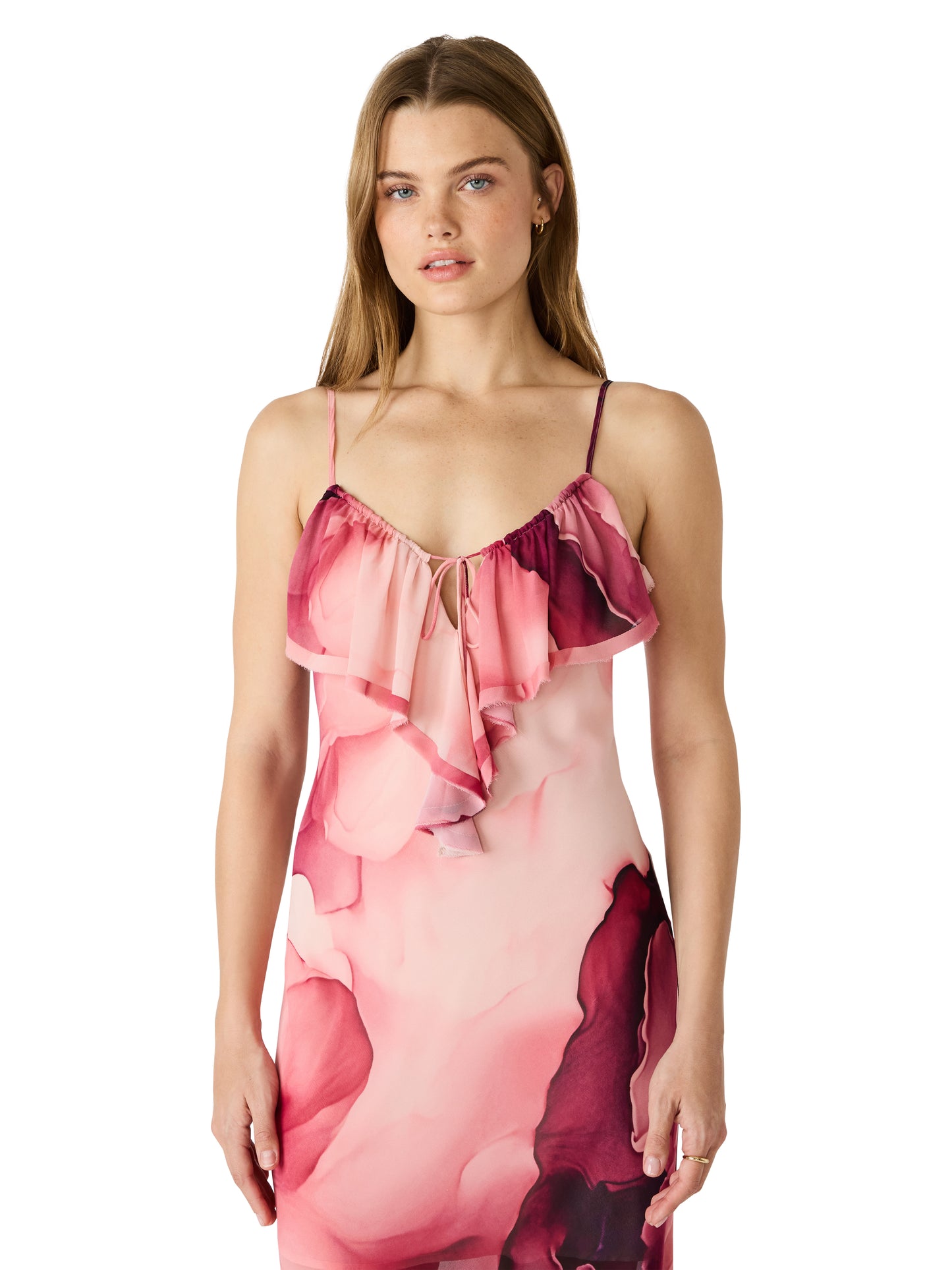 maxinia coral cloud dress
