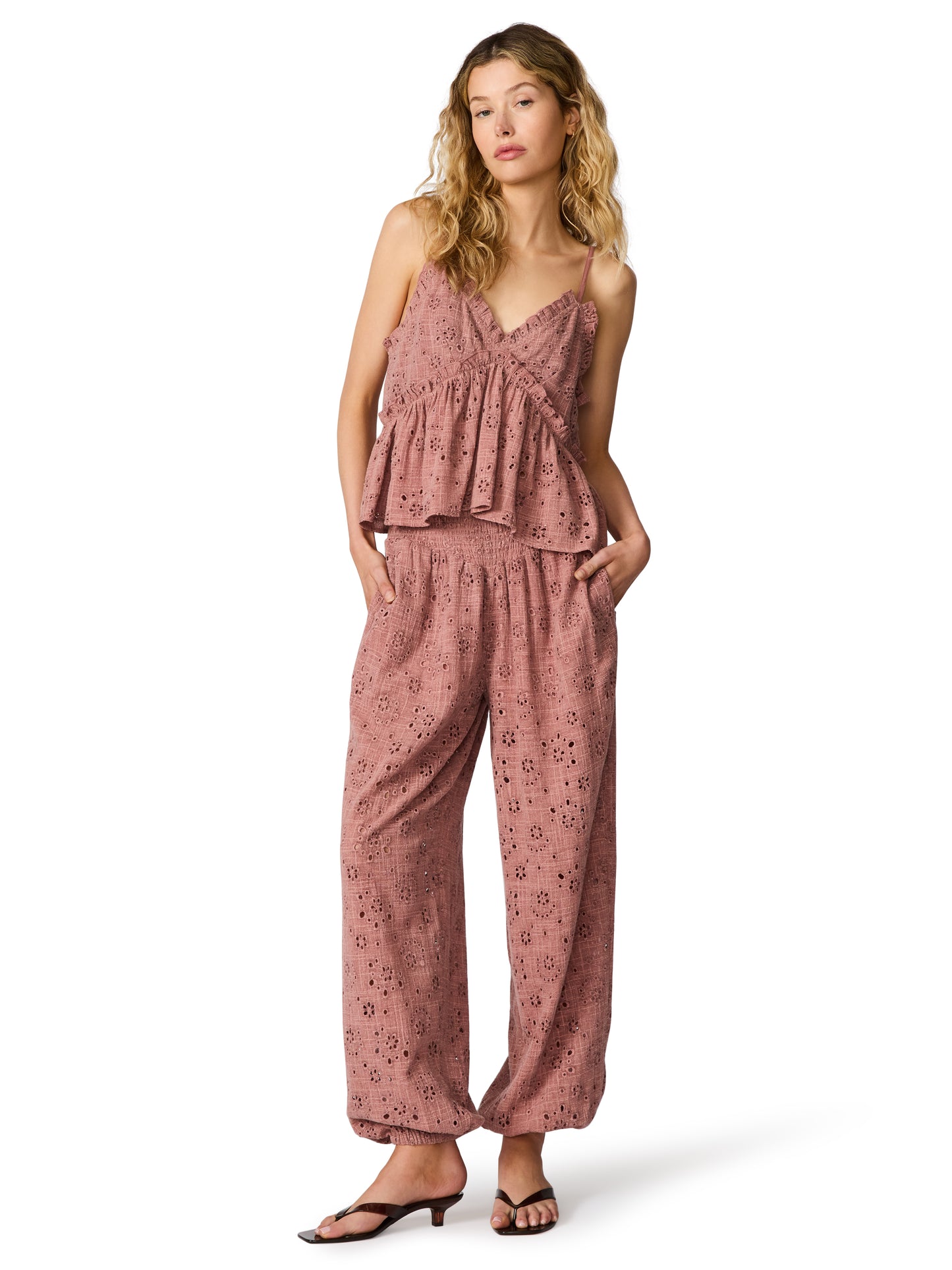 bryna top burnt coral