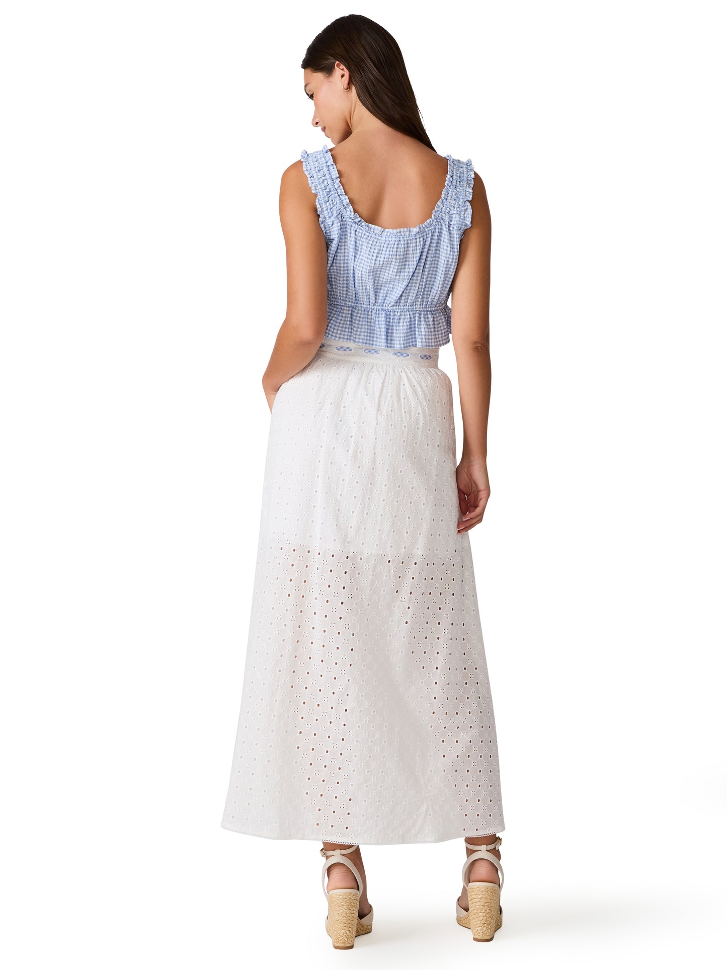 brooklyn gingham crop