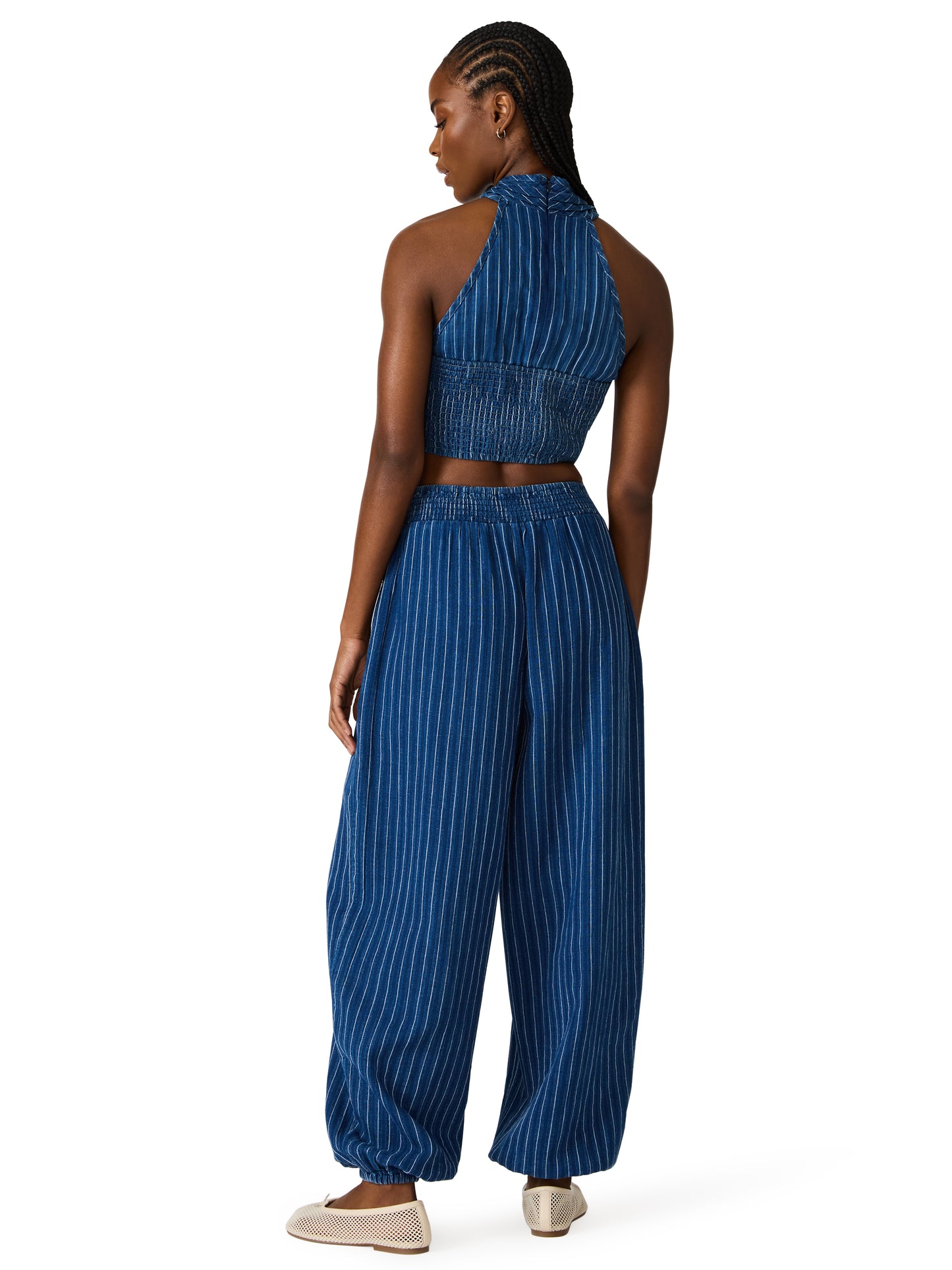tillie pant miexed indigo
