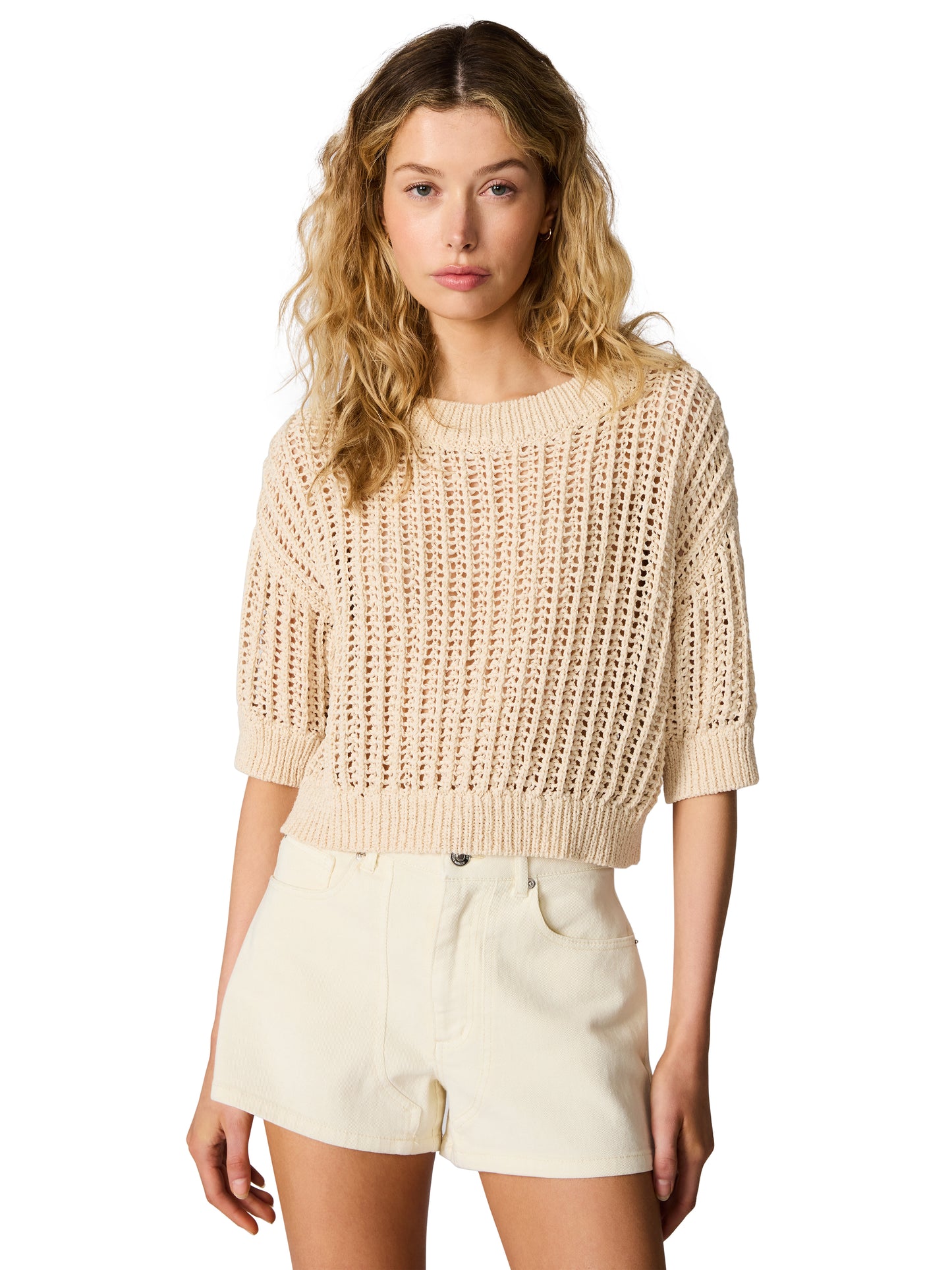 greata open weave knit