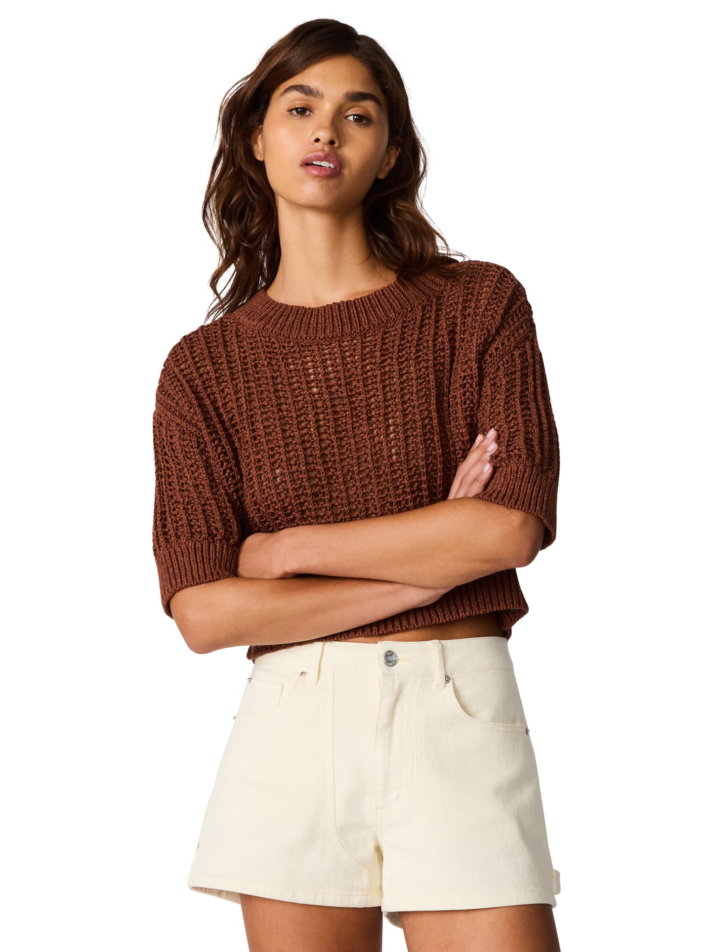 greata open weave knit
