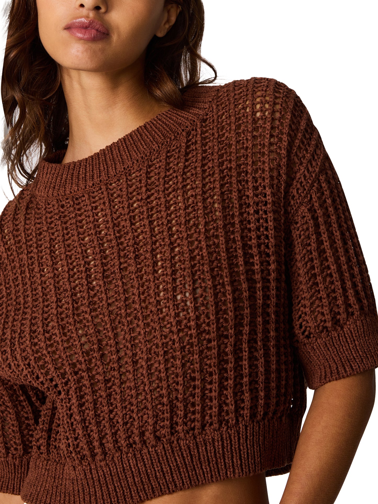 greata open weave knit