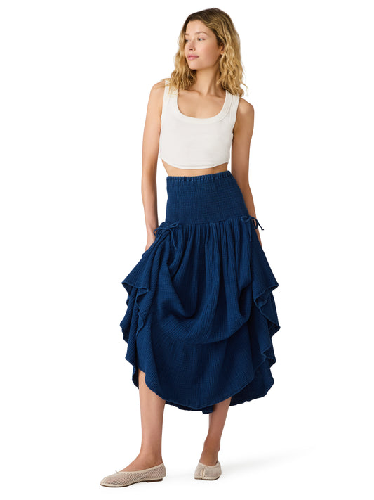 bisou dress/skirt indigo