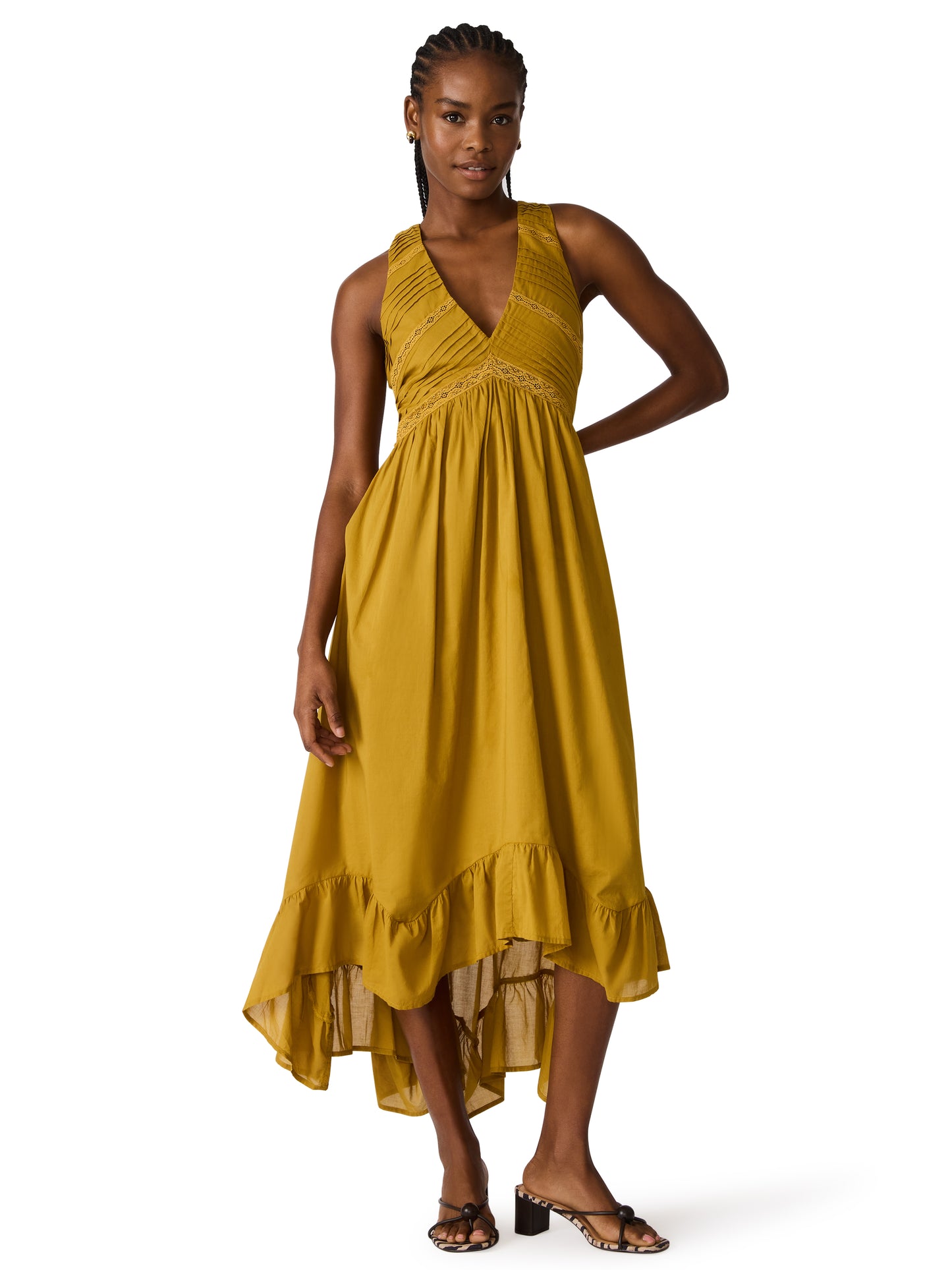 miah dress thyme green