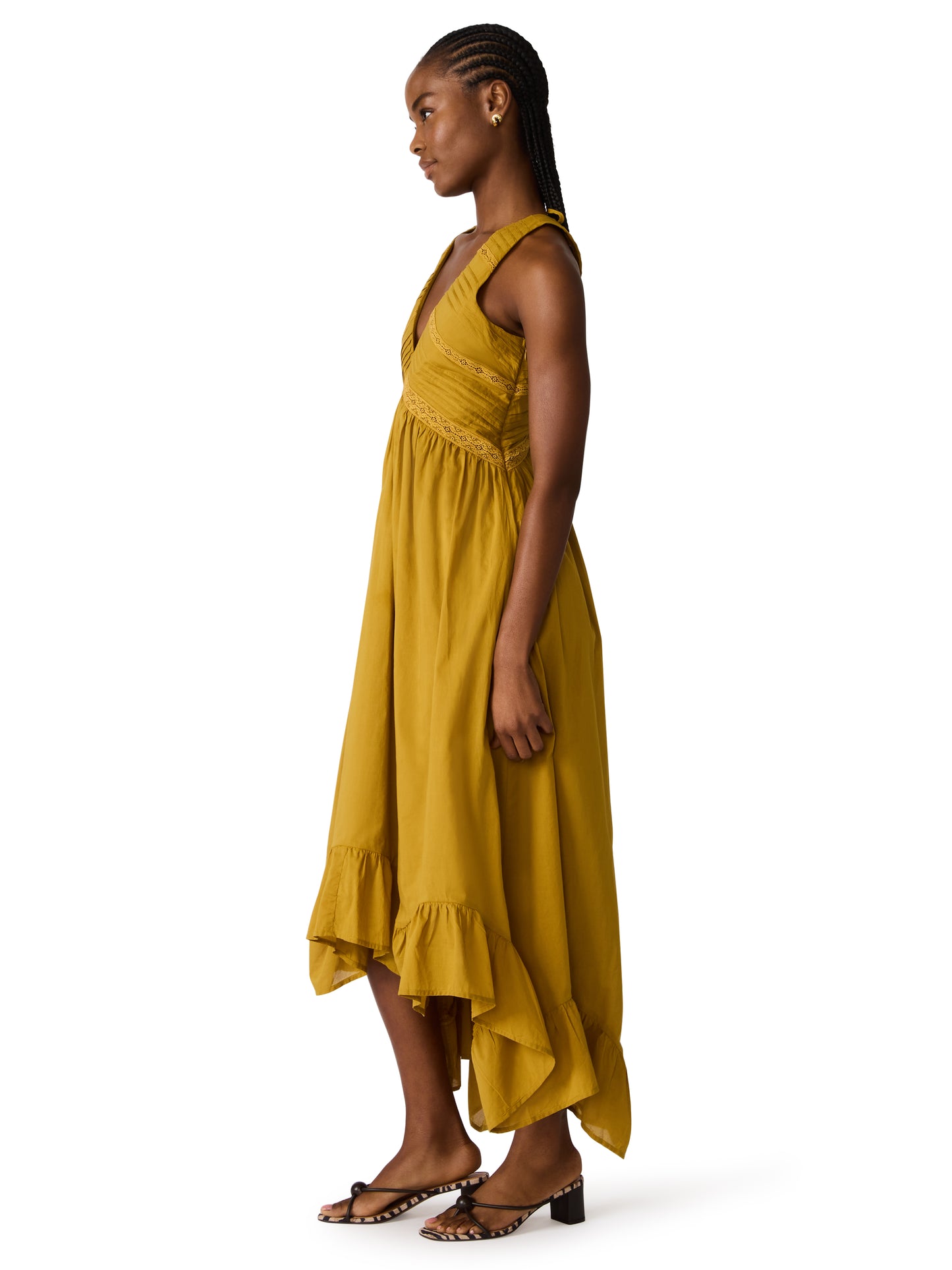 miah dress thyme green