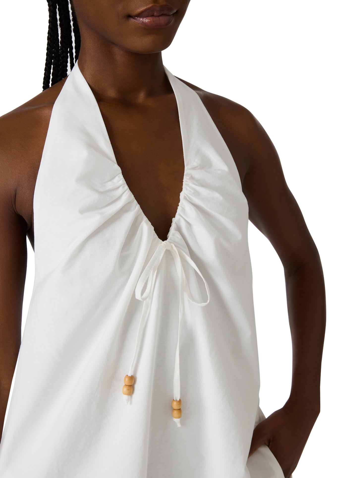 adana white dress