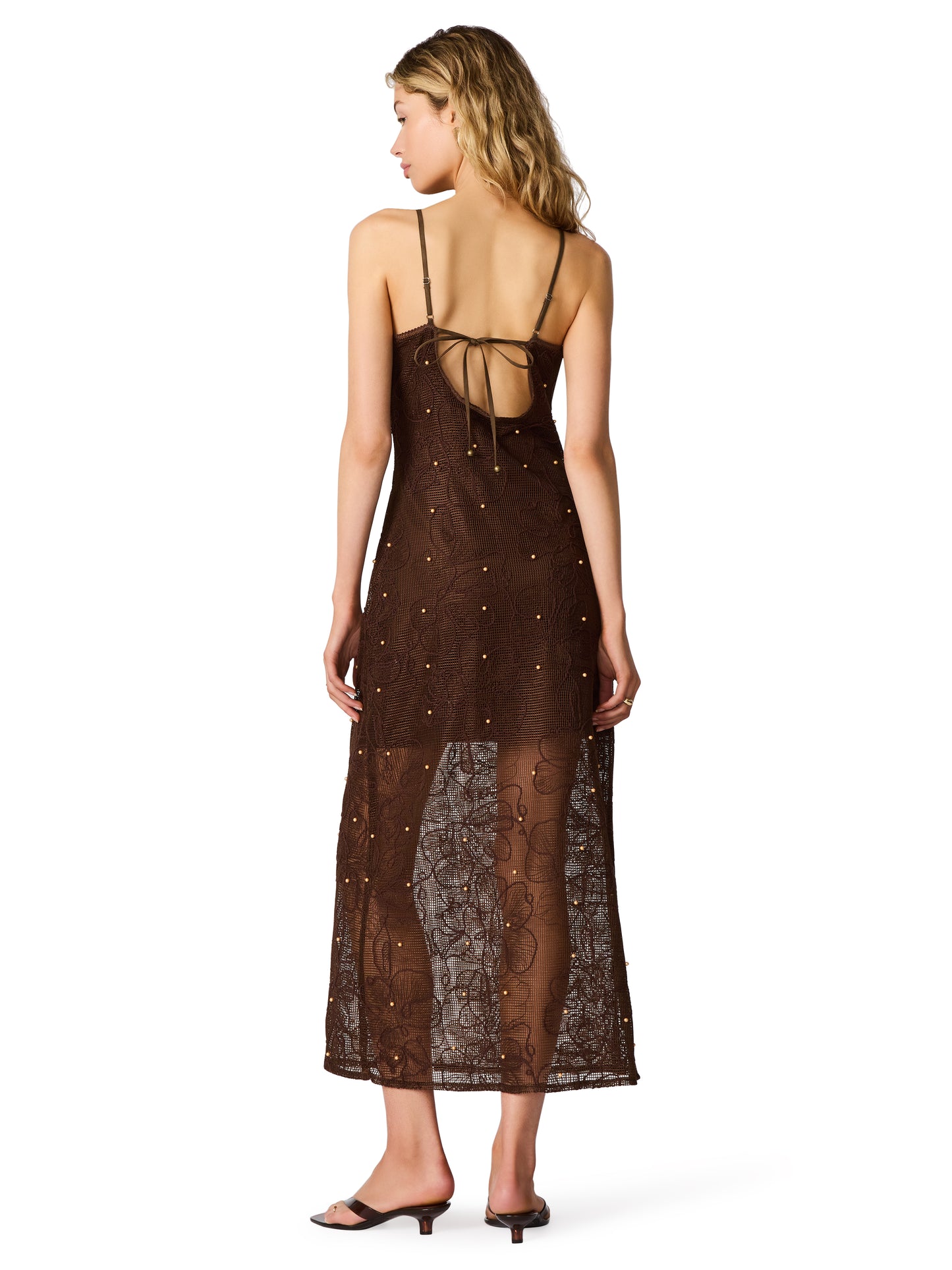 maureen dress chicory coffee