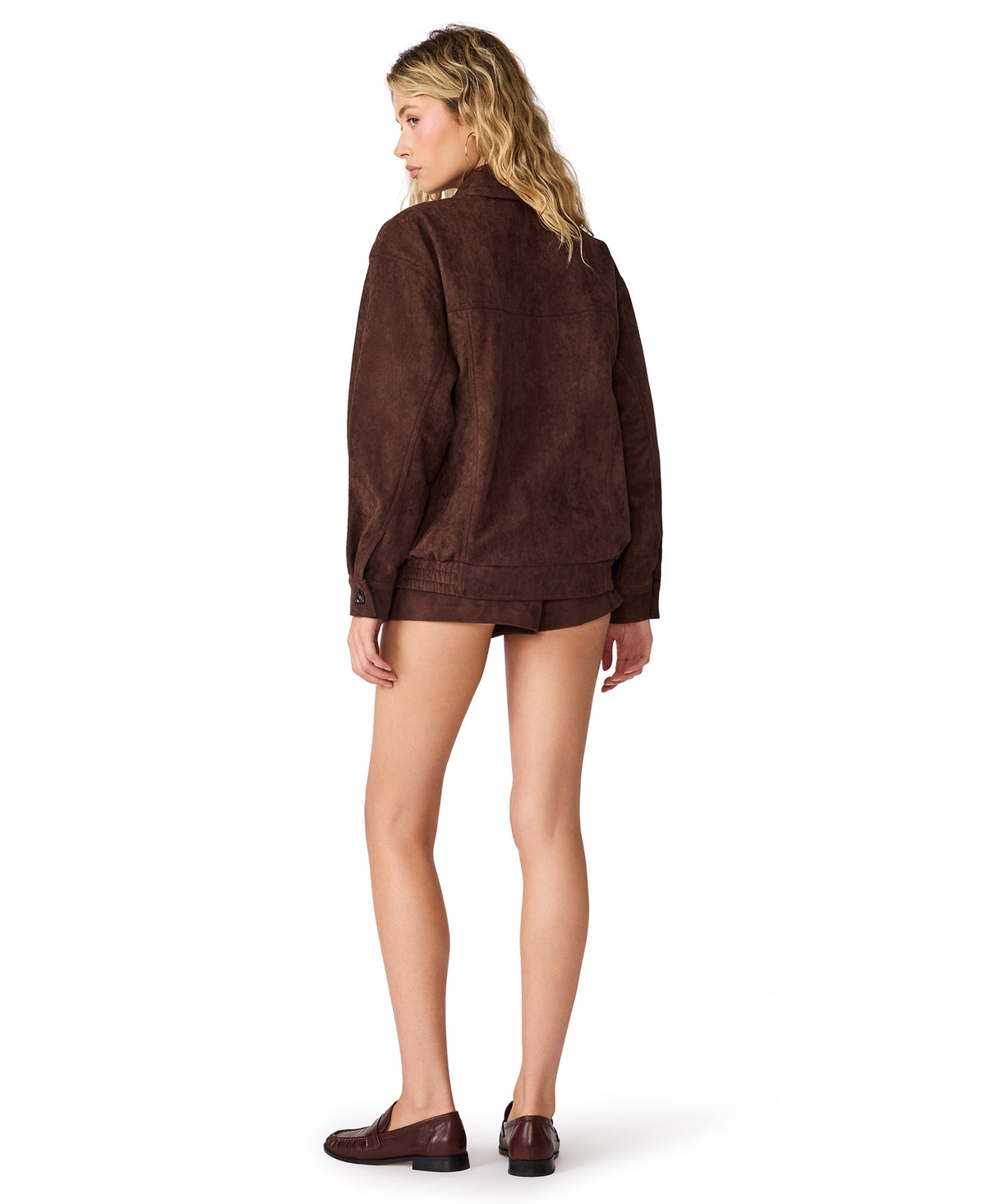 henson jacket chocolate suede
