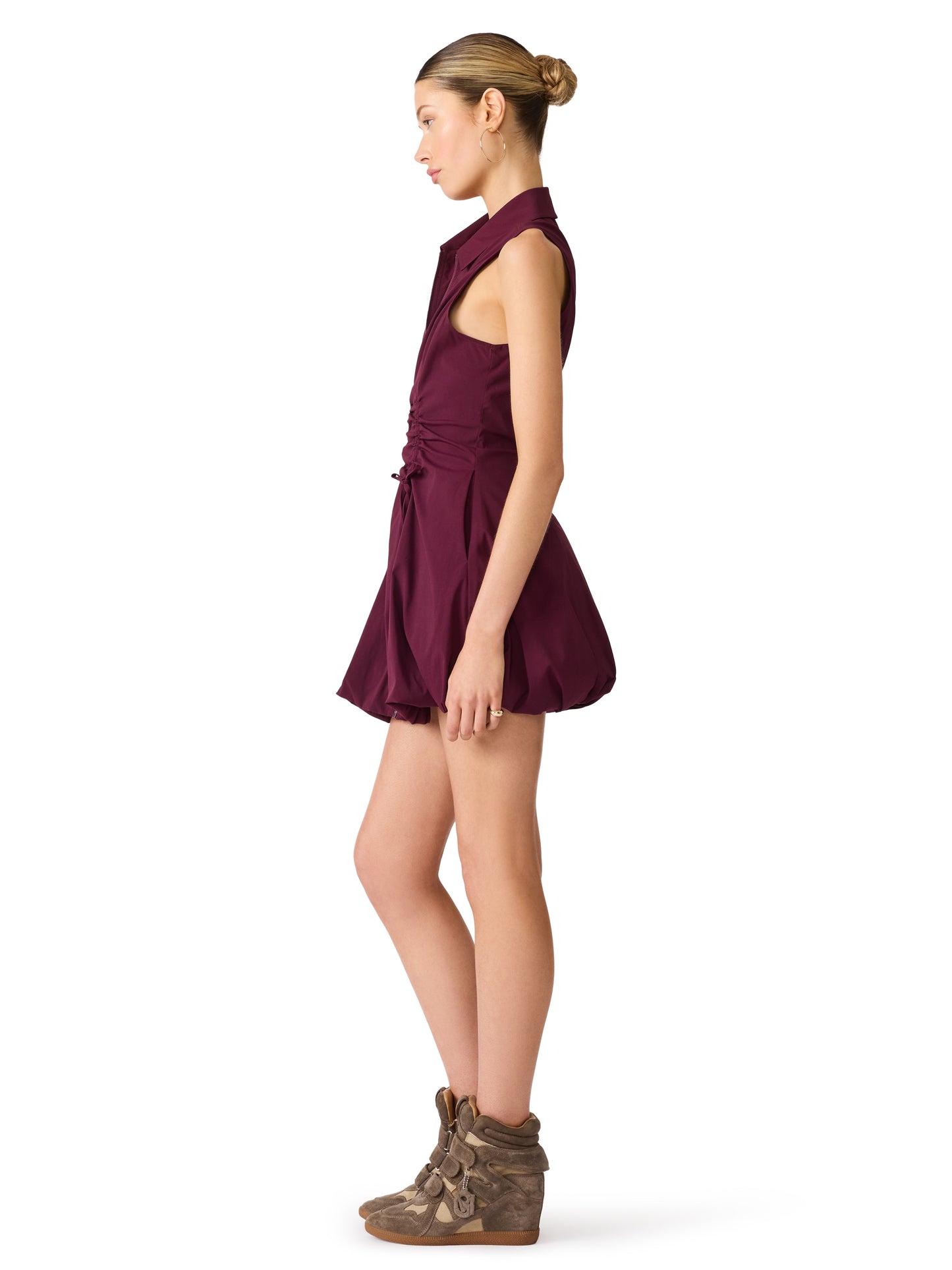 daisie dress deep fig