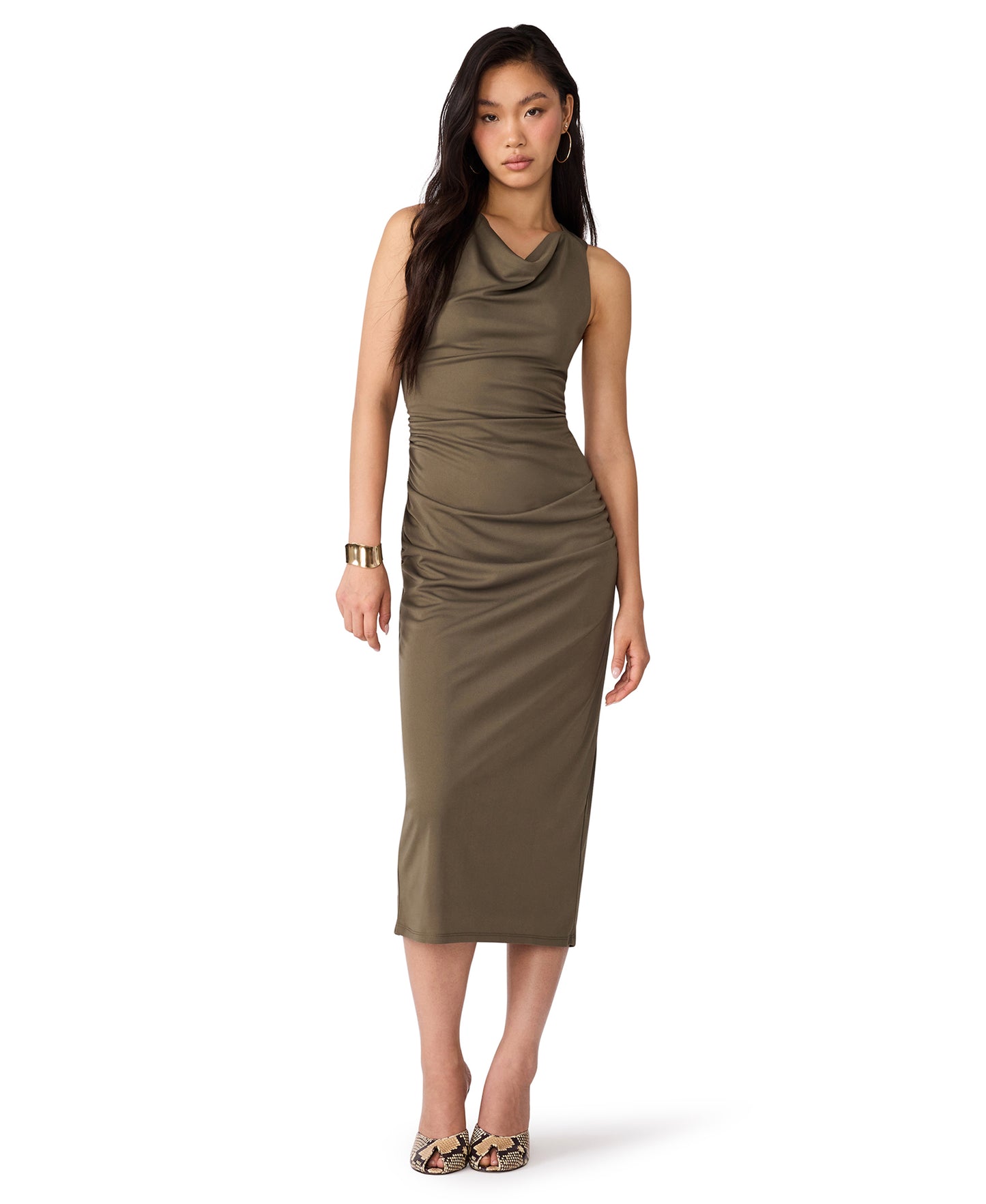 isabella dress olive
