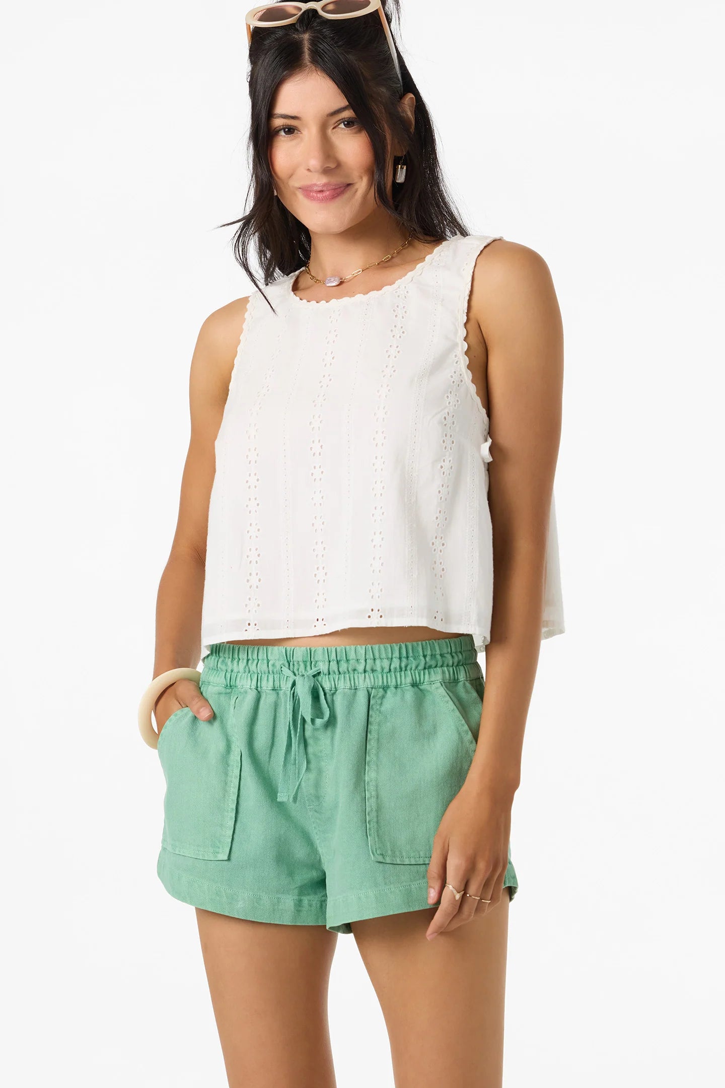 athena top white