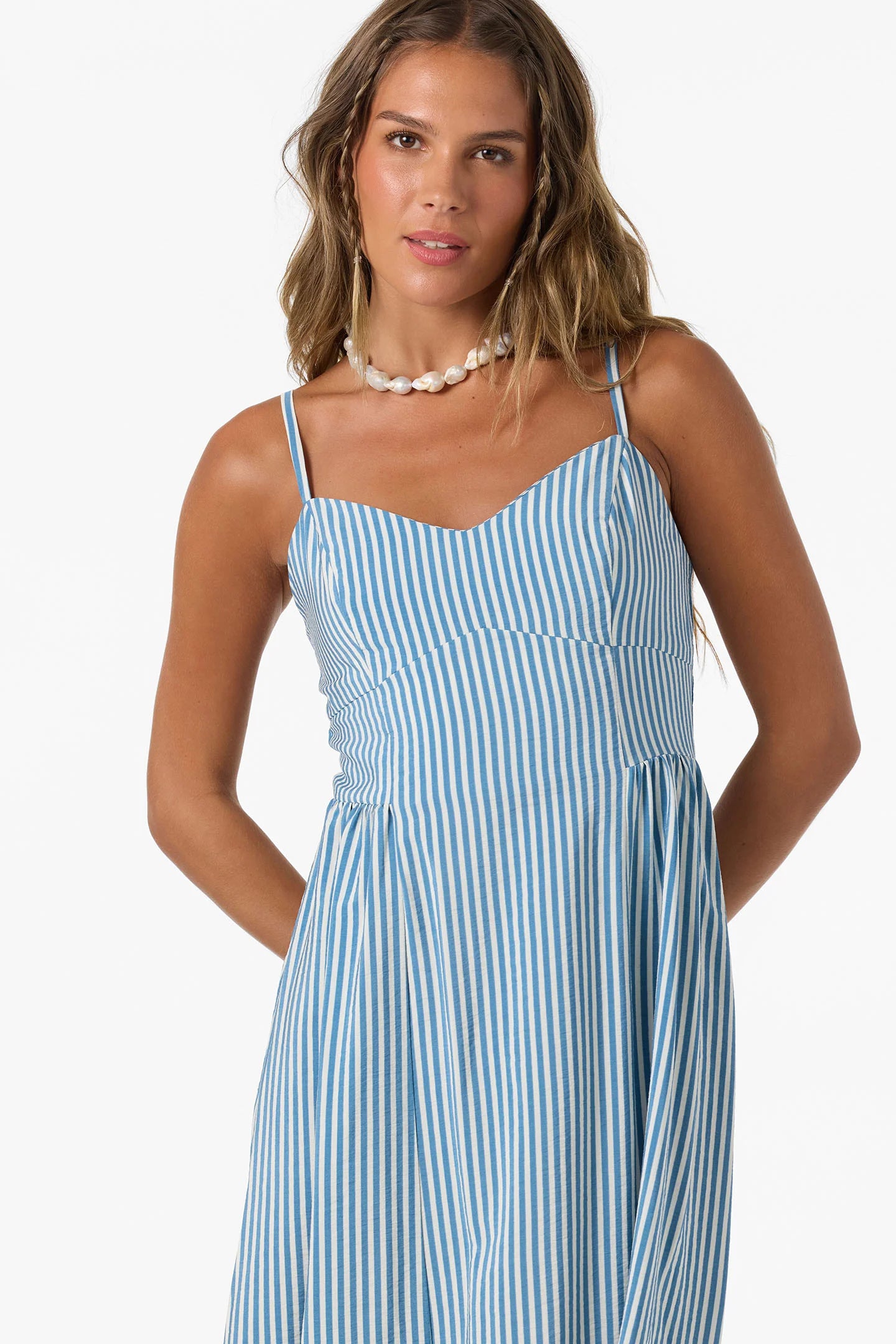 linden streipe dress