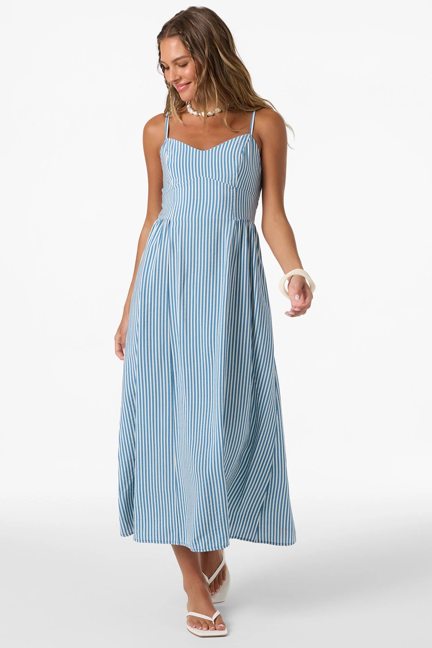 linden streipe dress