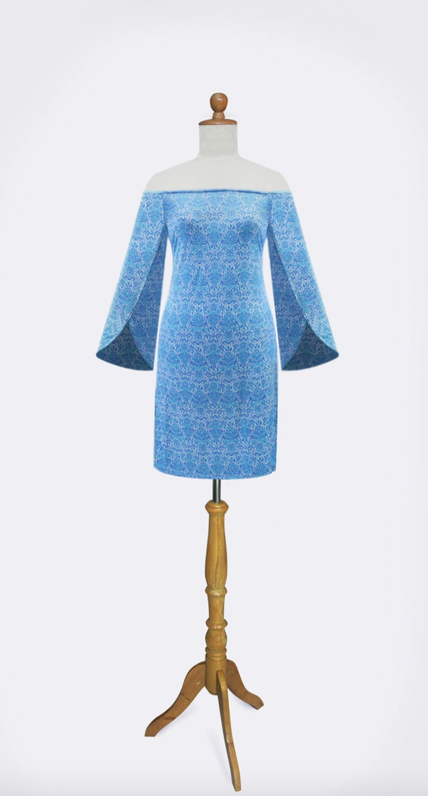 blue island escape dress