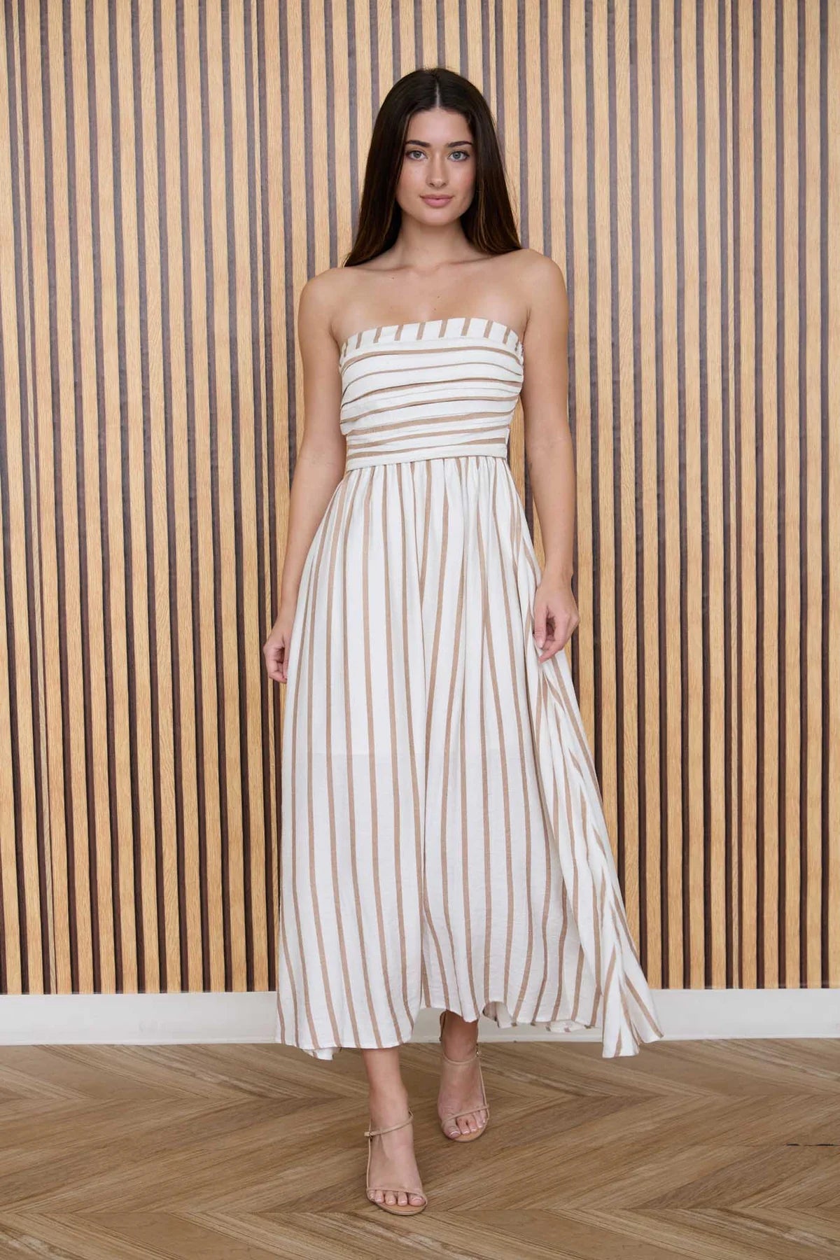 marcy oat strapless dress