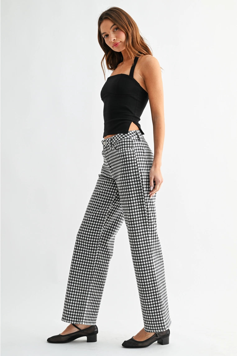 gingham to me pant