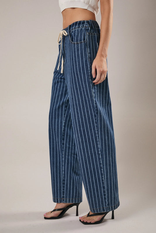 maura stripe denim