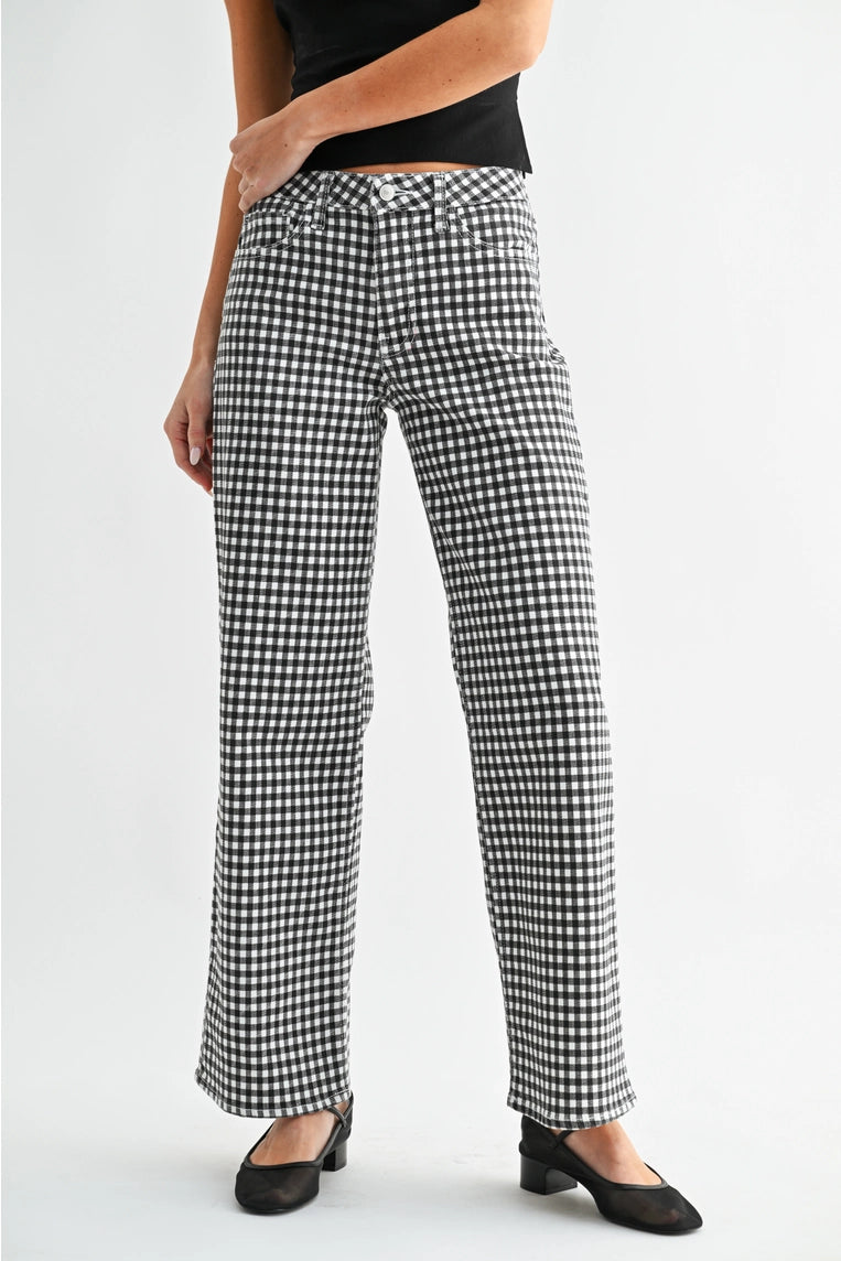 gingham to me pant