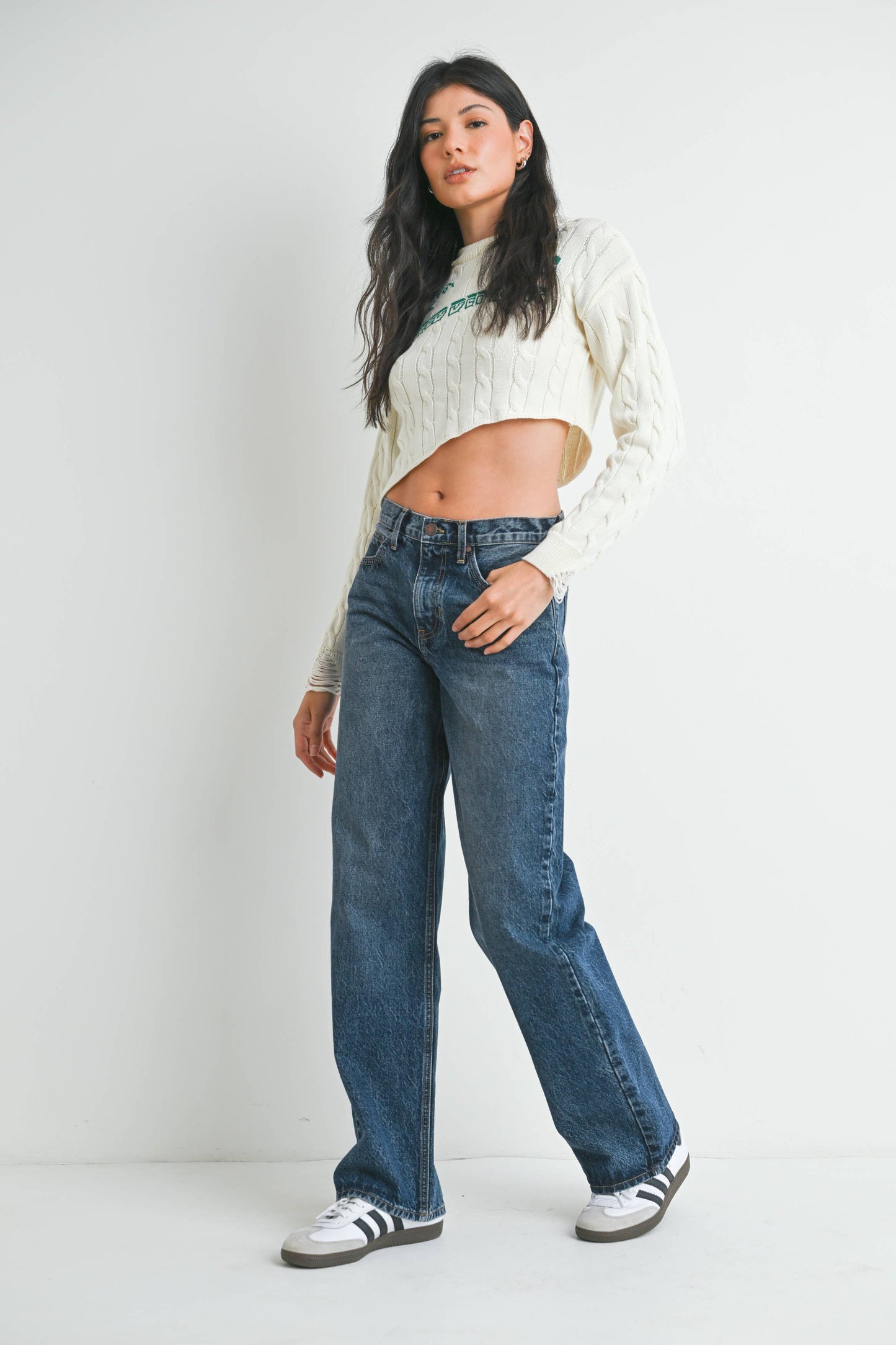 Classic relaxed straight denim