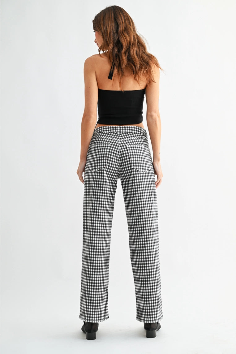 gingham to me pant