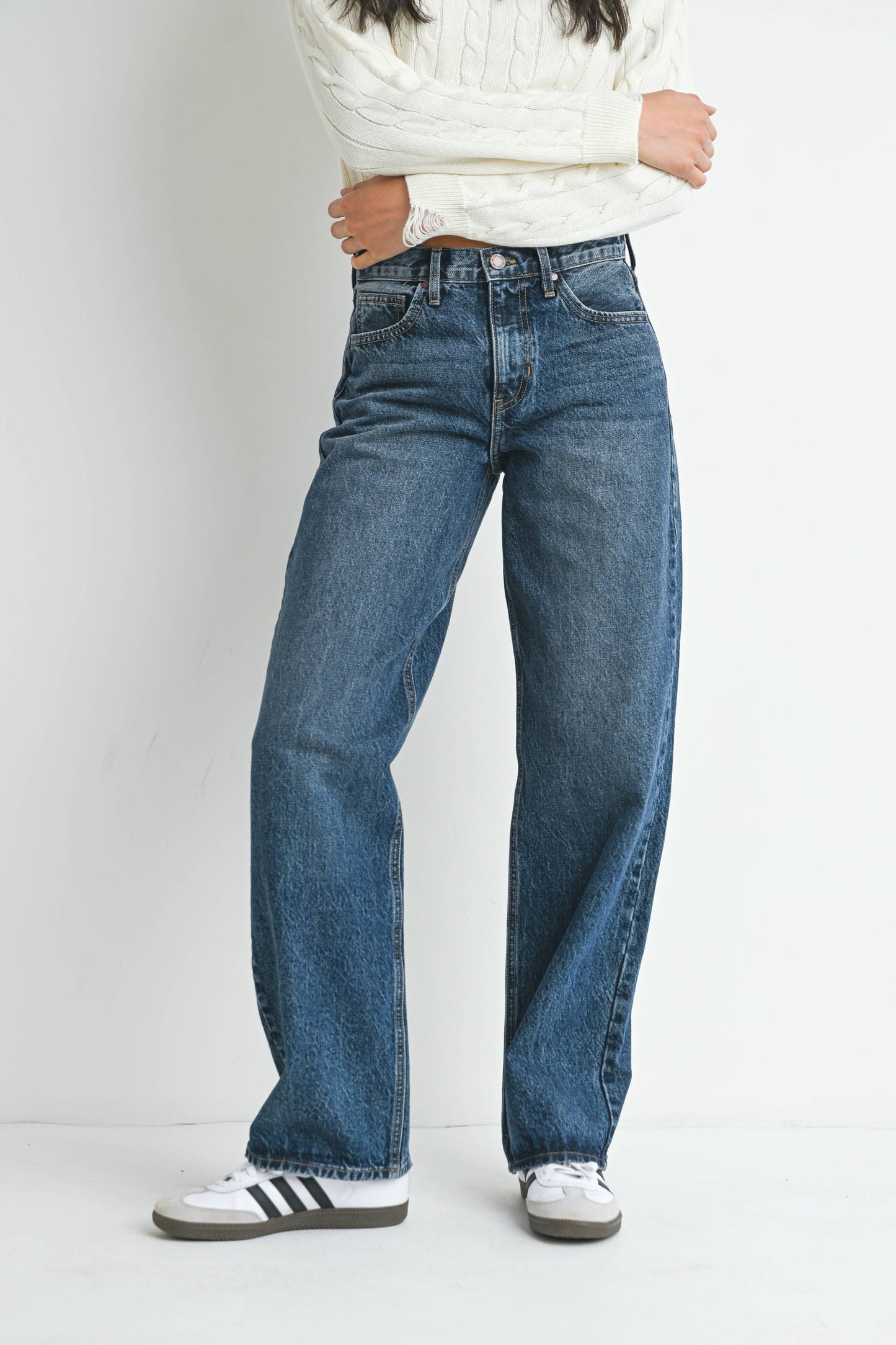 Classic relaxed straight denim