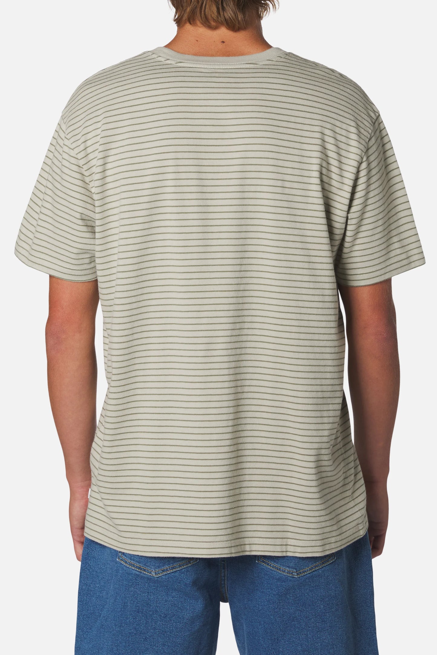 finely pocket tee mineral gray