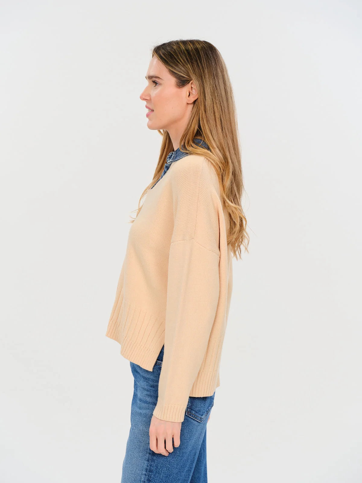 eileen mixed media sweater