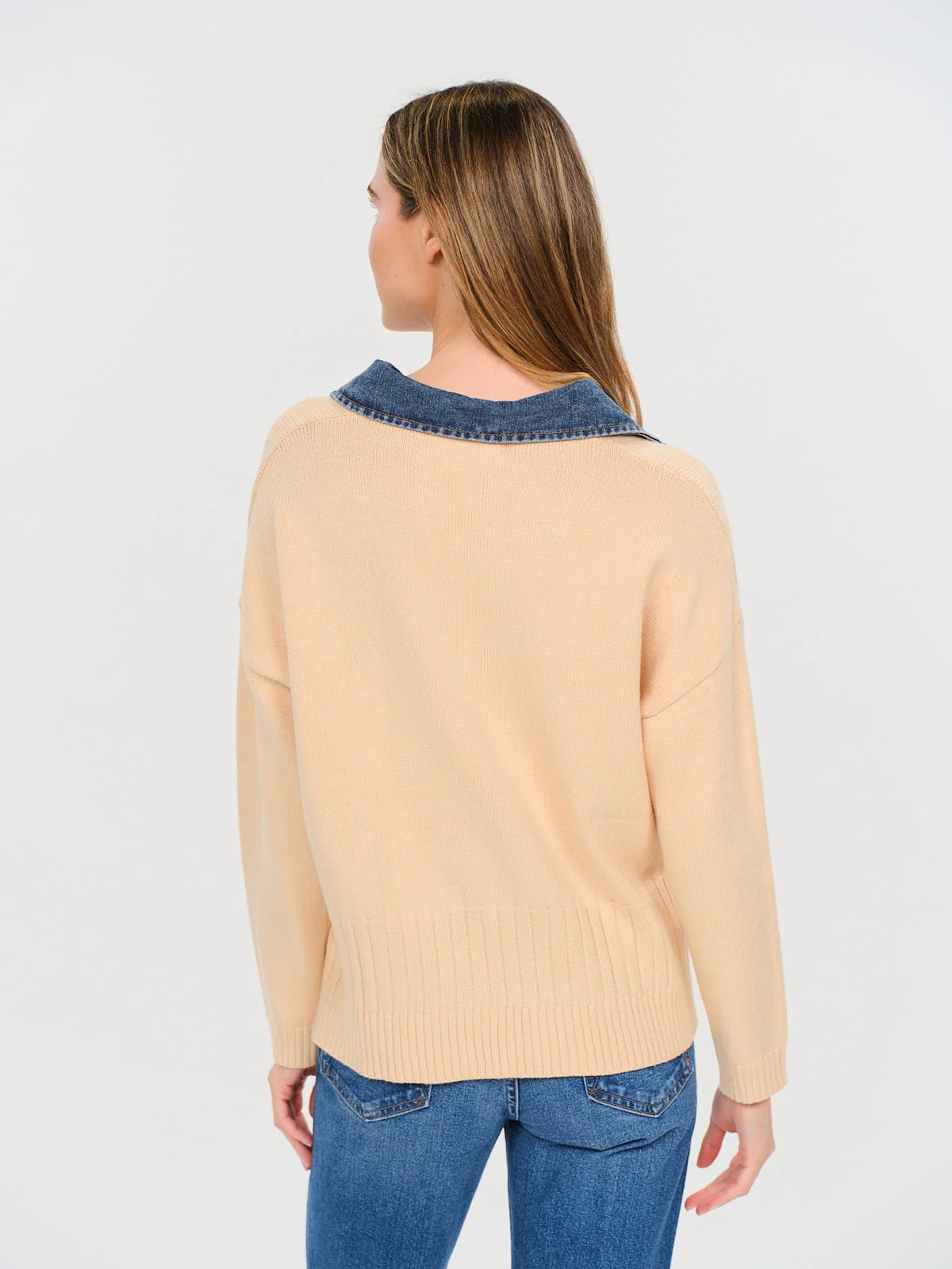 eileen mixed media sweater